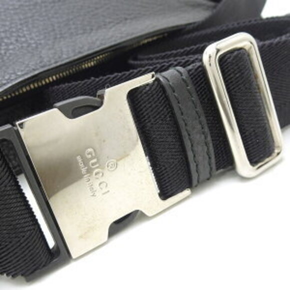 Gucci Shoulder Bag Crossbody Black Leather - Picture 5 of 10